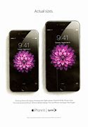 Image result for iPhone Actual Size 6 Plus Sliver