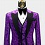 Image result for Black Tuxedo with Purple Bow Tie