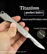 Image result for Folding Titanium Utility Knife