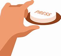 Image result for Pressing Button Clip Art