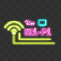 Image result for Modern Creative Free Wi-Fi Sign