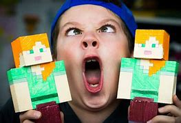 Image result for Bendable Steve Papercraft