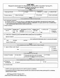 Image result for Army Rst Form Example