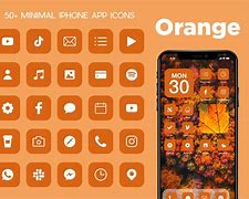 Image result for Orange iPhone Icons