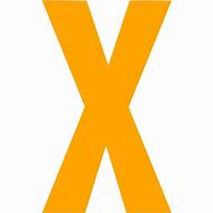 Image result for Yellow Letter X Icon