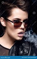 Image result for Girl Sunglasses Cigarette