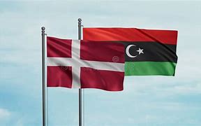 Image result for Libya and Denmark Flag