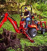 Image result for Compact Tractor Backhoe Attachment
