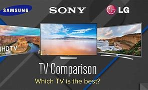 Image result for Sony vs Samsung TV Comparison Chart