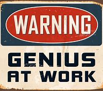 Image result for Shh Genius at Work