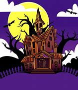 Image result for Haunted House Illustration