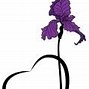 Image result for Iris Flower Clip Art