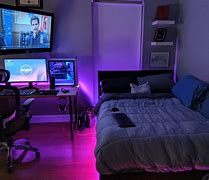 Image result for Cool Gaming Setup Ideas for Bedroom