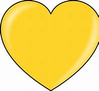 Image result for Yellow Heart Whit Out Background