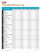 Image result for Workout Log Book Template