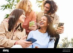 Image result for On the Phone 2 People Smiling