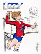 Image result for Cartoon Volleyball Spike