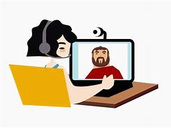 Image result for Video Calling Cartoon