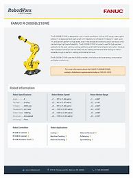 Image result for Fanuc R-2000iB Maintenance Manual PDF
