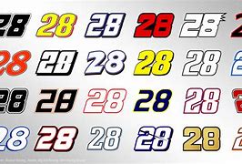Image result for NASCAR Heat 5 Number Fonts