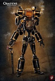 Image result for Steampunk Robot Soldier