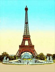 Image result for Vintage Eiffel Tower Clip Art