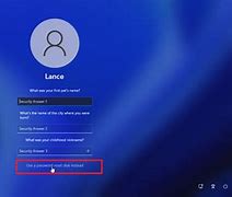 Image result for How to Reset Password On Windows 10
