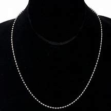Image result for Stainless Steel Ball Chain Necklace