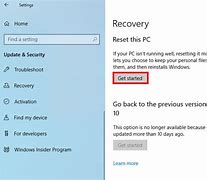 Image result for Factory Reset Windows 10