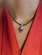 Image result for Sterling Silver Skull Necklace