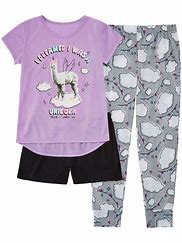 Image result for girls matching pajamas unicorn