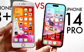 Image result for iPhone 14 Pro vs iPhone 8 Plus