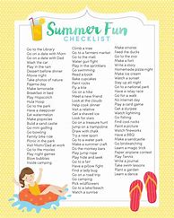 Image result for Things to Do On Summer Break