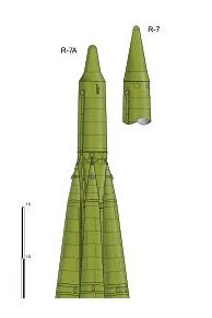 Image result for Russian R-7 ICBM Missile