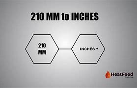 Image result for 210 mm into Inches