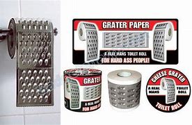 Image result for Cheese Grater Toilet Paper