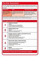 Image result for Fire Risk Assessment Form Template