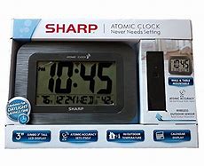 Image result for Sharp Atomic Desk Clock