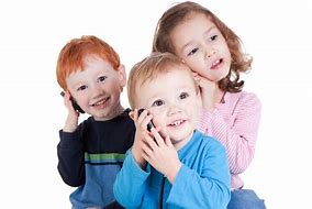 Image result for Children Talking On Phone