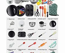 Image result for Cake Baking Tools and Equipment