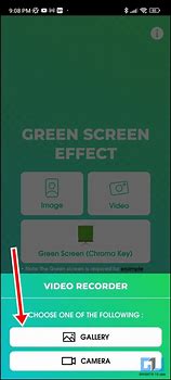 Image result for Recording Green screen