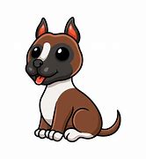Image result for Cute Boxer Dog Cartoon