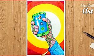 Image result for Cracked Phone Drawing