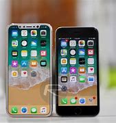 Image result for iPhone X Screen Size Compared to iPhone 6 Plus