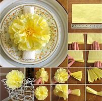 Image result for Giant Tissue Paper Wall Flowers