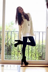 Image result for Oversized Sweater with Leggings