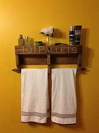 Image result for Pallet Towel Rack