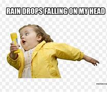Image result for Raindrops Falling On My Head Meme