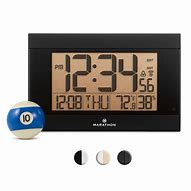 Image result for Atomic Digital Wall Clock