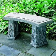 Image result for Concrete Garden Benches Outdoor